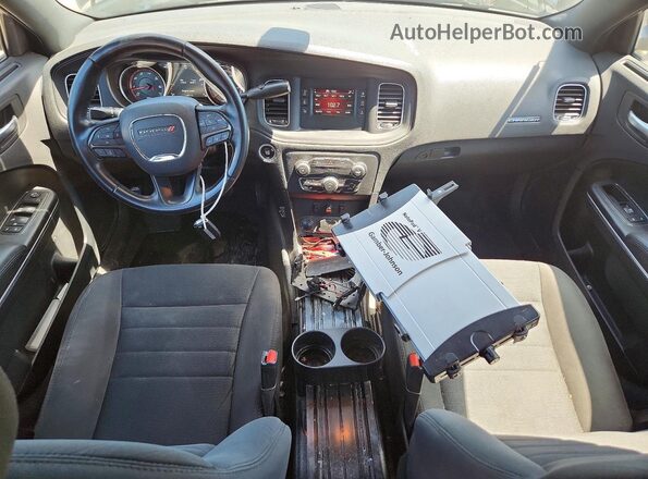2C3CDXKT7GH348311 2016 DODGE CHARGER Черный Вид панели приборов