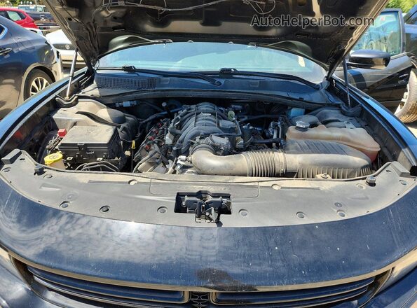2C3CDXKT7GH348311 2016 DODGE CHARGER Черный Вид задней части салона