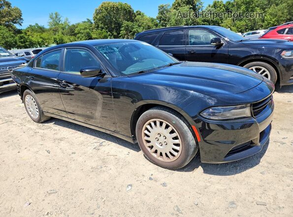 2C3CDXKT7GH348311 2016 DODGE CHARGER Черный Передняя правая четверть