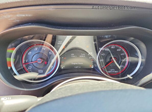 2C3CDXKT7GH348311 2016 DODGE CHARGER Черный Вид щитка приборов