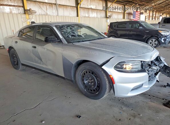 2C3CDXKT8LH173531 2020 DODGE CHARGER Silver Widok wnętrza z przodu