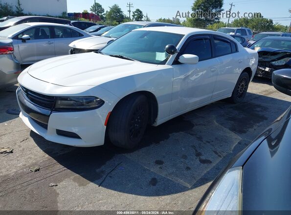2C3CDXKTXJH301104 2018 DODGE CHARGER White Przód lewy