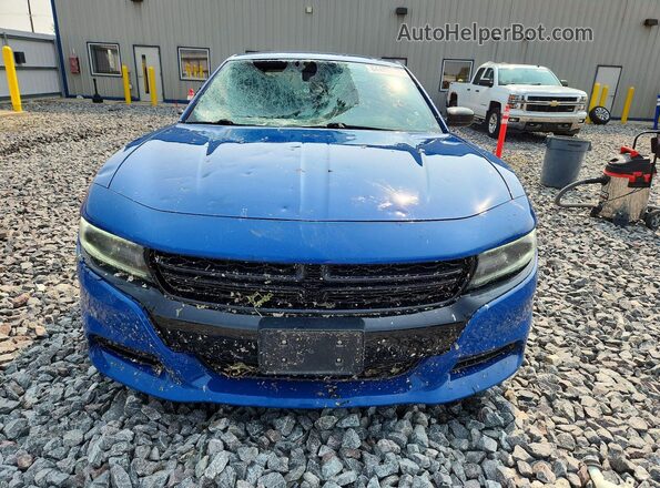 2C3CDXKTXLH186782 2020 DODGE CHARGER Blue წინა ხედი