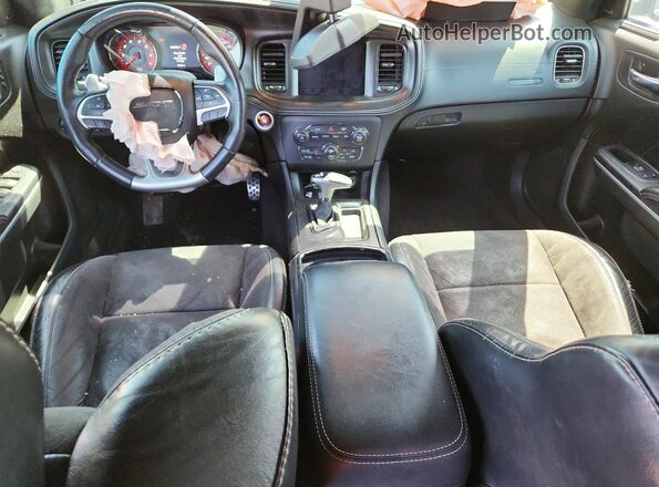 2C3CDXL90HH551142 2017 DODGE CHARGER Gray Dashboard view