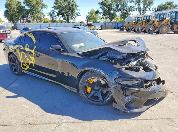 2C3CDXL90JH220423 2018 DODGE CHARGER Black წინა მარჯვენა
