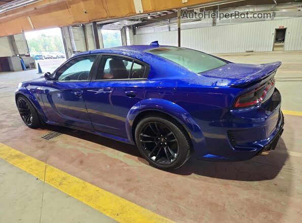 2C3CDXL90NH171083 2022 DODGE CHARGER Blue Trasero izquierdo