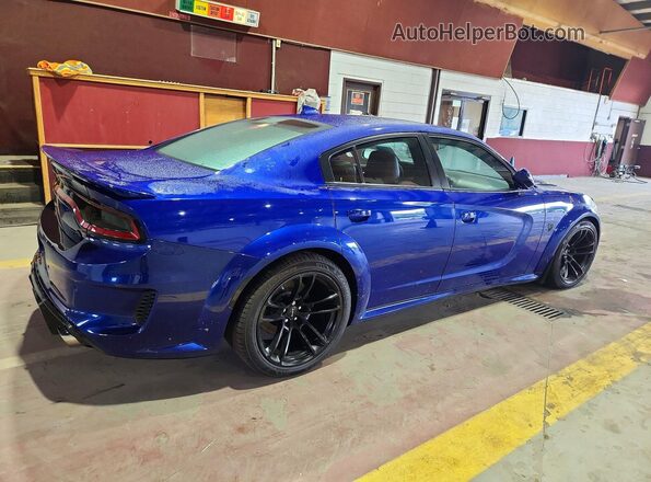 2C3CDXL90NH171083 2022 DODGE CHARGER Blue Trasero derecho