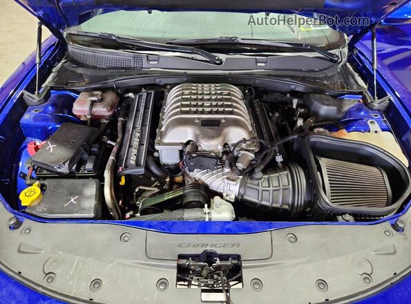 2C3CDXL90NH171083 2022 DODGE CHARGER Blue Vista interior trasera