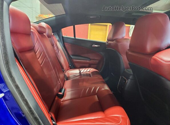2C3CDXL90NH171083 2022 DODGE CHARGER Blue Vista de los asientos traseros