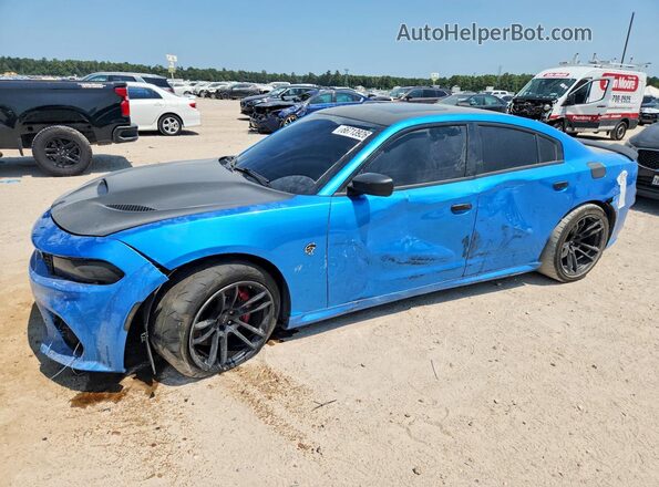 2C3CDXL91KH518660 2019 DODGE CHARGER Blue Հետևի ձախ