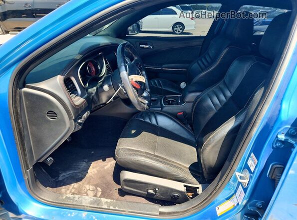 2C3CDXL91KH518660 2019 DODGE CHARGER Blue VIN կոդի պիտակի տեսք