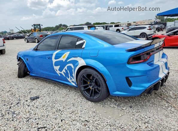 2C3CDXL91PH624937 2023 DODGE CHARGER Blue Задня ліва чверть