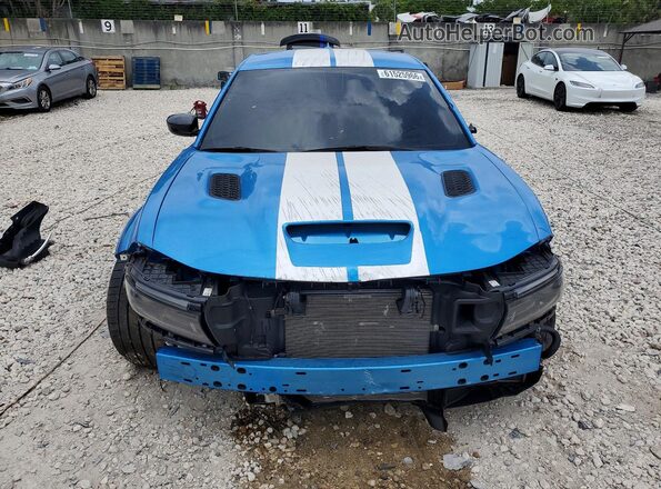 2C3CDXL91PH624937 2023 DODGE CHARGER Blue Вид спереду