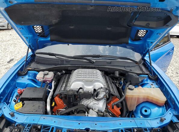 2C3CDXL91PH624937 2023 DODGE CHARGER Blue Вид задньої частини салону
