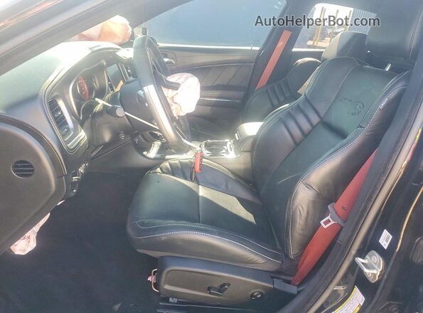 2C3CDXL91PH655508 2023 DODGE CHARGER Black წინა სალონის ხედი