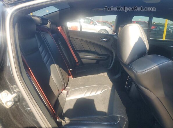 2C3CDXL91PH655508 2023 DODGE CHARGER Black უკანა სავარძლების ხედი