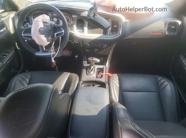 2C3CDXL91PH655508 2023 DODGE CHARGER Black წინა პანელის ხედი