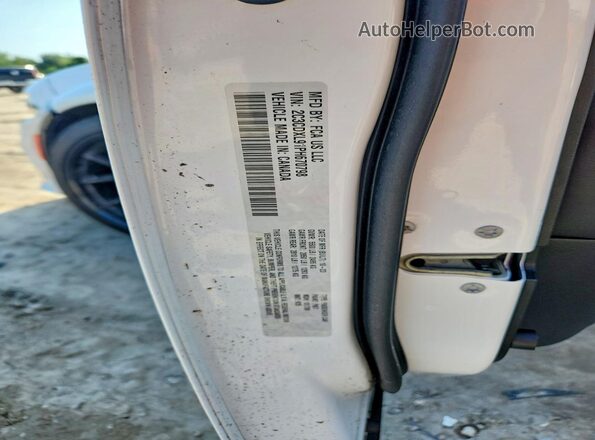 2C3CDXL91PH670798 2023 DODGE CHARGER White VIN კოდის სტიკერის ხედი