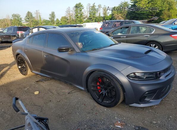 2C3CDXL93KH588015 2019 DODGE CHARGER Gray Delantero derecho