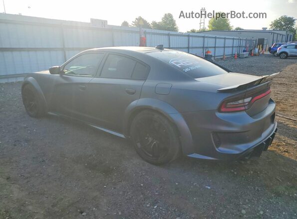 2C3CDXL93KH588015 2019 DODGE CHARGER Gray Trasero izquierdo