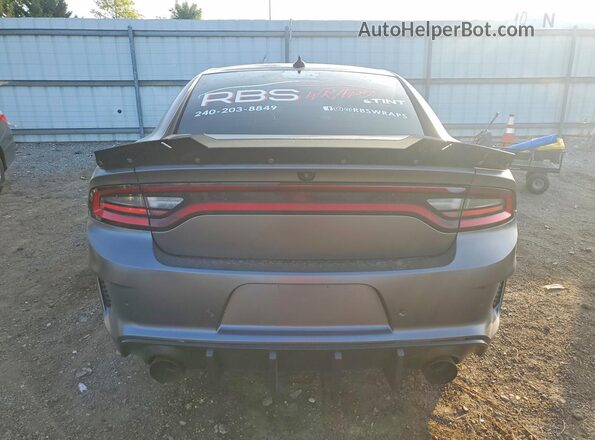 2C3CDXL93KH588015 2019 DODGE CHARGER Gray Vista trasera