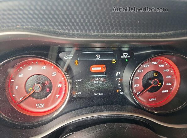 2C3CDXL93PH638466 2023 DODGE CHARGER Белый Вид щитка приборов