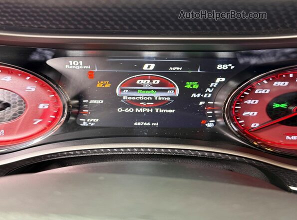 2C3CDXL94GH278611 2016 DODGE CHARGER Серый Вид панели приборов
