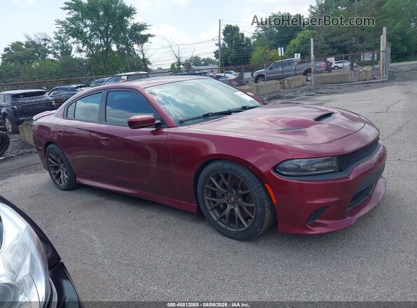 2C3CDXL94JH332271 2018 DODGE CHARGER Burgundy Панорамний вид салону 360°