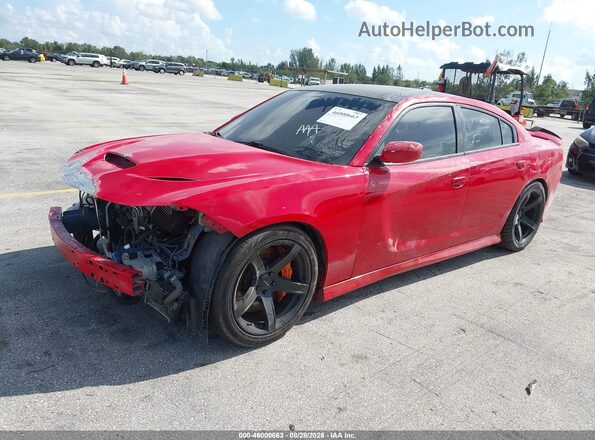 2C3CDXL95JH335129 2018 DODGE CHARGER Red Przód lewy