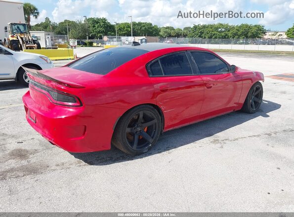 2C3CDXL95JH335129 2018 DODGE CHARGER Red Tył prawy