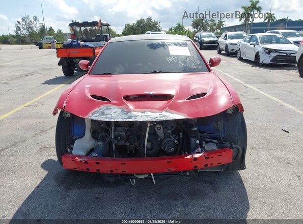 2C3CDXL95JH335129 2018 DODGE CHARGER Red Widok deski rozdzielczej