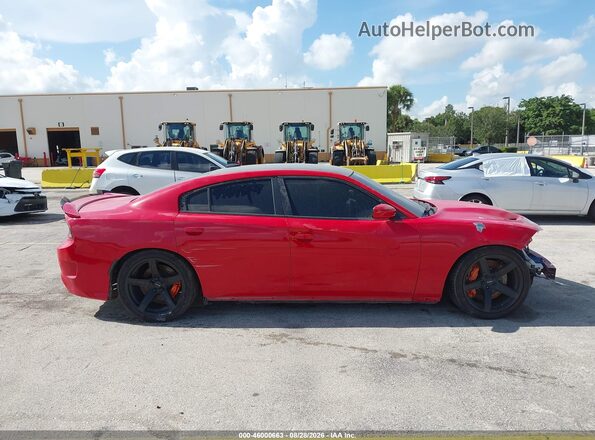 2C3CDXL95JH335129 2018 DODGE CHARGER Red Widok zestawu wskaźników