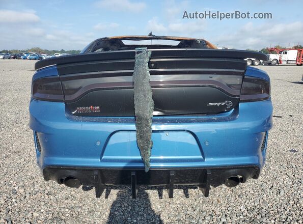 2C3CDXL95LH207217 2020 DODGE CHARGER Blue Vista trasera