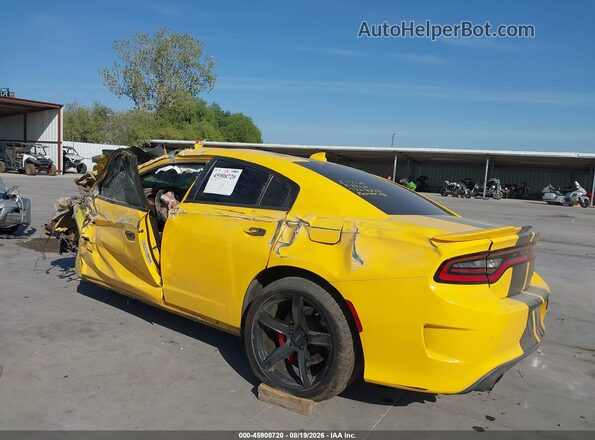 2C3CDXL96HH522826 2017 DODGE CHARGER Yellow უკანა მარცხენა