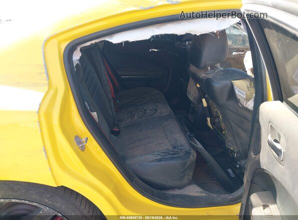 2C3CDXL96HH522826 2017 DODGE CHARGER Yellow VIN კოდის სტიკერის ხედი