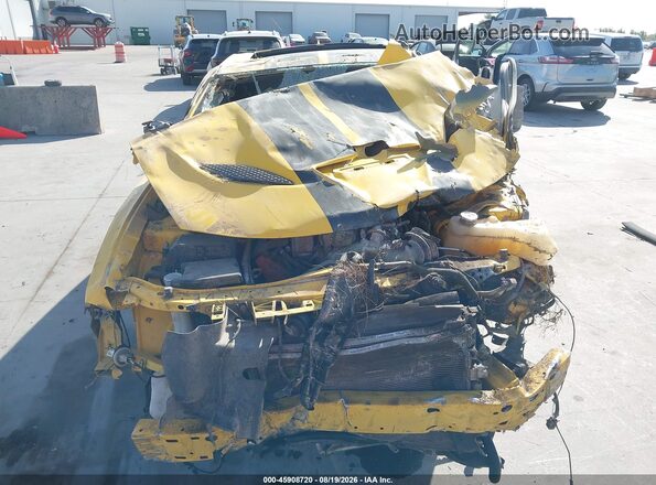 2C3CDXL96HH522826 2017 DODGE CHARGER Yellow უკანა სალონის ხედი