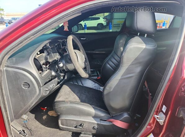 2C3CDXL96PH618373 2023 DODGE CHARGER Brown Widok wnętrza z przodu