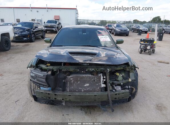 2C3CDXL97LH211351 2020 DODGE CHARGER Green Widok wnętrza z tyłu