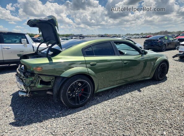 2C3CDXL97MH580468 2021 DODGE CHARGER Green Հետևի աջ