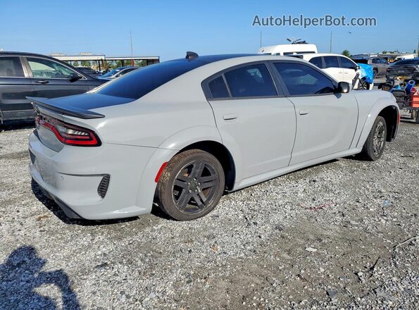 2C3CDXL97MH603070 2021 DODGE CHARGER Gray Trasero derecho
