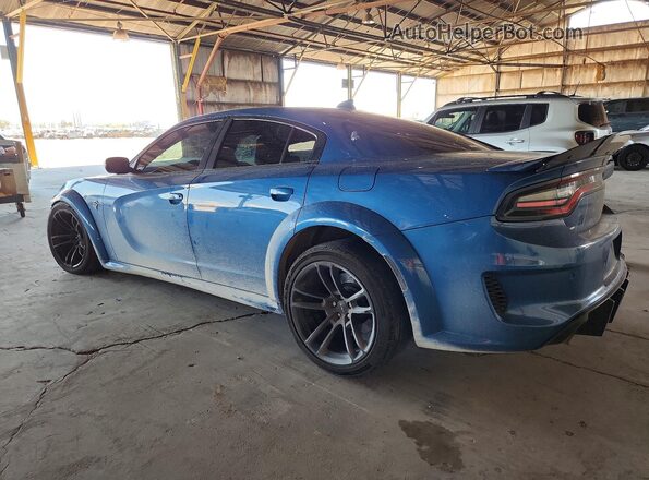 2C3CDXL97MH645349 2021 DODGE CHARGER Blue Tył lewy