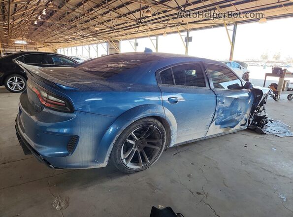 2C3CDXL97MH645349 2021 DODGE CHARGER Blue Tył prawy