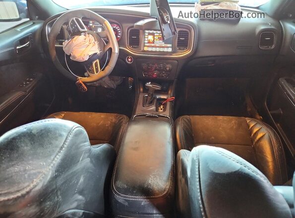2C3CDXL97MH645349 2021 DODGE CHARGER Blue Widok deski rozdzielczej
