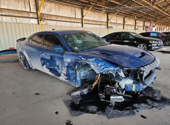 2C3CDXL97MH645349 2021 DODGE CHARGER Blue Przód prawy