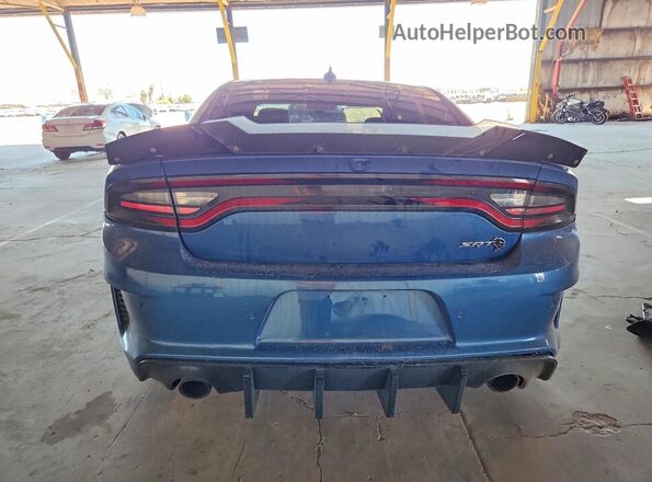 2C3CDXL97MH645349 2021 DODGE CHARGER Blue Widok z tyłu