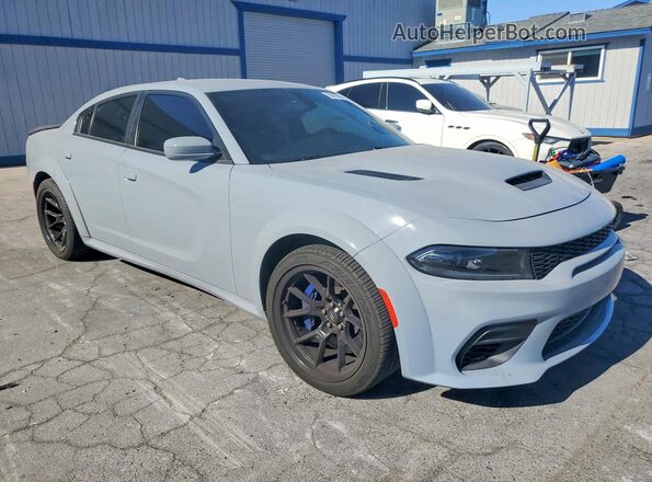 2C3CDXL97NH102844 2022 DODGE CHARGER Gray Delantero derecho