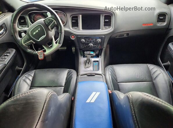 2C3CDXL98JH318566 2018 DODGE CHARGER Blue Vista del salpicadero