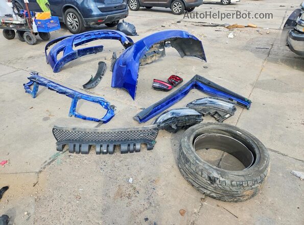 2C3CDXL98JH318566 2018 DODGE CHARGER Blue Vista del compartimento del motor