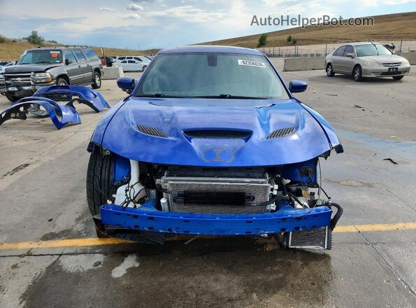 2C3CDXL98JH318566 2018 DODGE CHARGER Blue Vista frontal