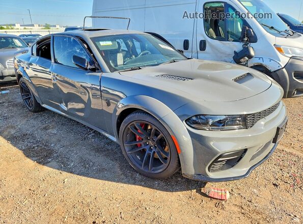 2C3CDXL98PH557639 2023 DODGE CHARGER Gray Передня права чверть